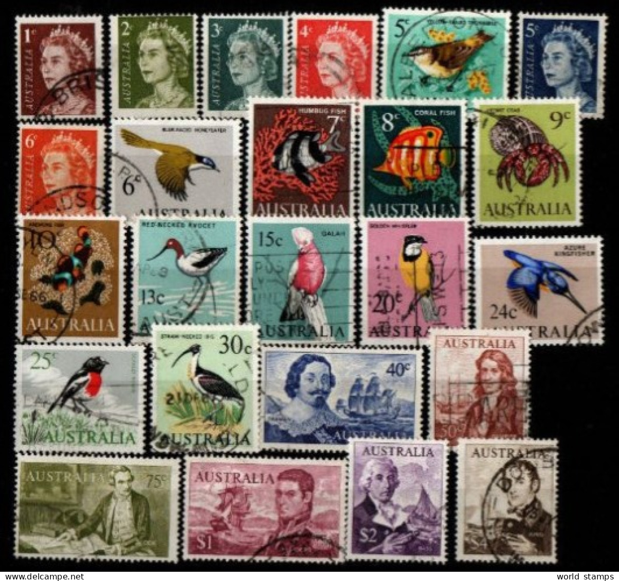AUSTRALIE 1966-70 O - Used Stamps