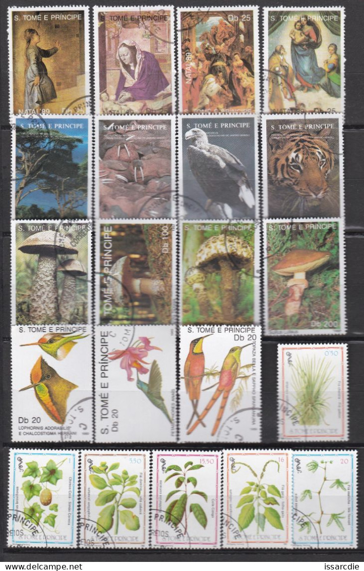 Sao Tome Et Principe Timbres Divers Années 1989/1992 - Sao Tome En Principe