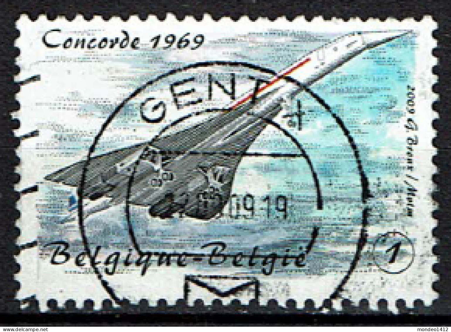 België OBP 3918 - Luchtvaart, Aviation - Concorde - Gebraucht