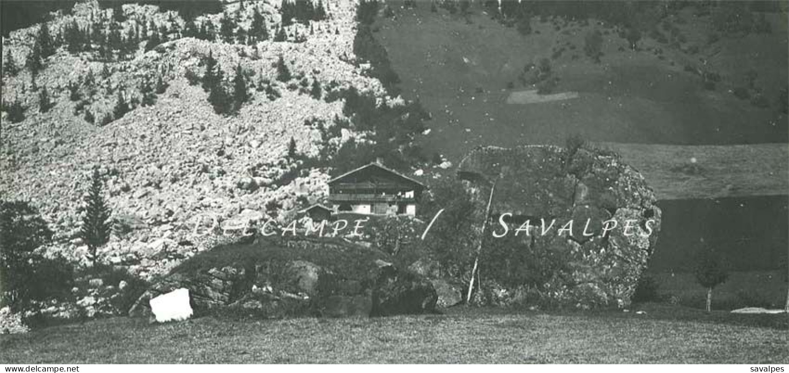 Haute-Savoie Aravis * La Clusaz éboulis de La Perrière * 5 photos originales vers 1907