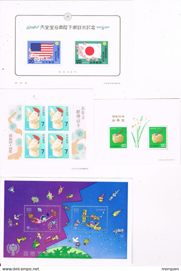 54925. Lote JAPON 1969-1985, 6 Blocks Various And Complet Shet Art, Pintura ** - Unused Stamps