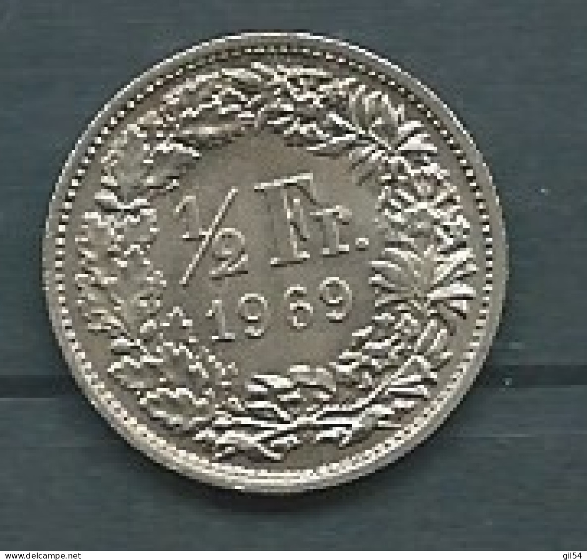 SUISSE : 1/2 FRANC 1969   Pieb 25107 - 1/2 Franc