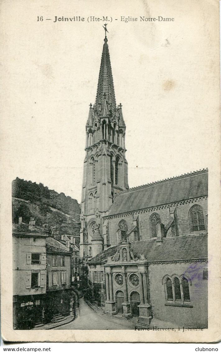 CPA - JOINVILLE - EGLISE NOTRE-DAME) - Joinville