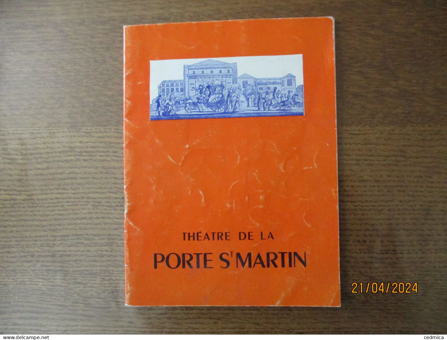 THEATRE DE LA PORTE St MARTIN SAISON 1963-1964 BONSOIR,MADAME PINSON - Programmes