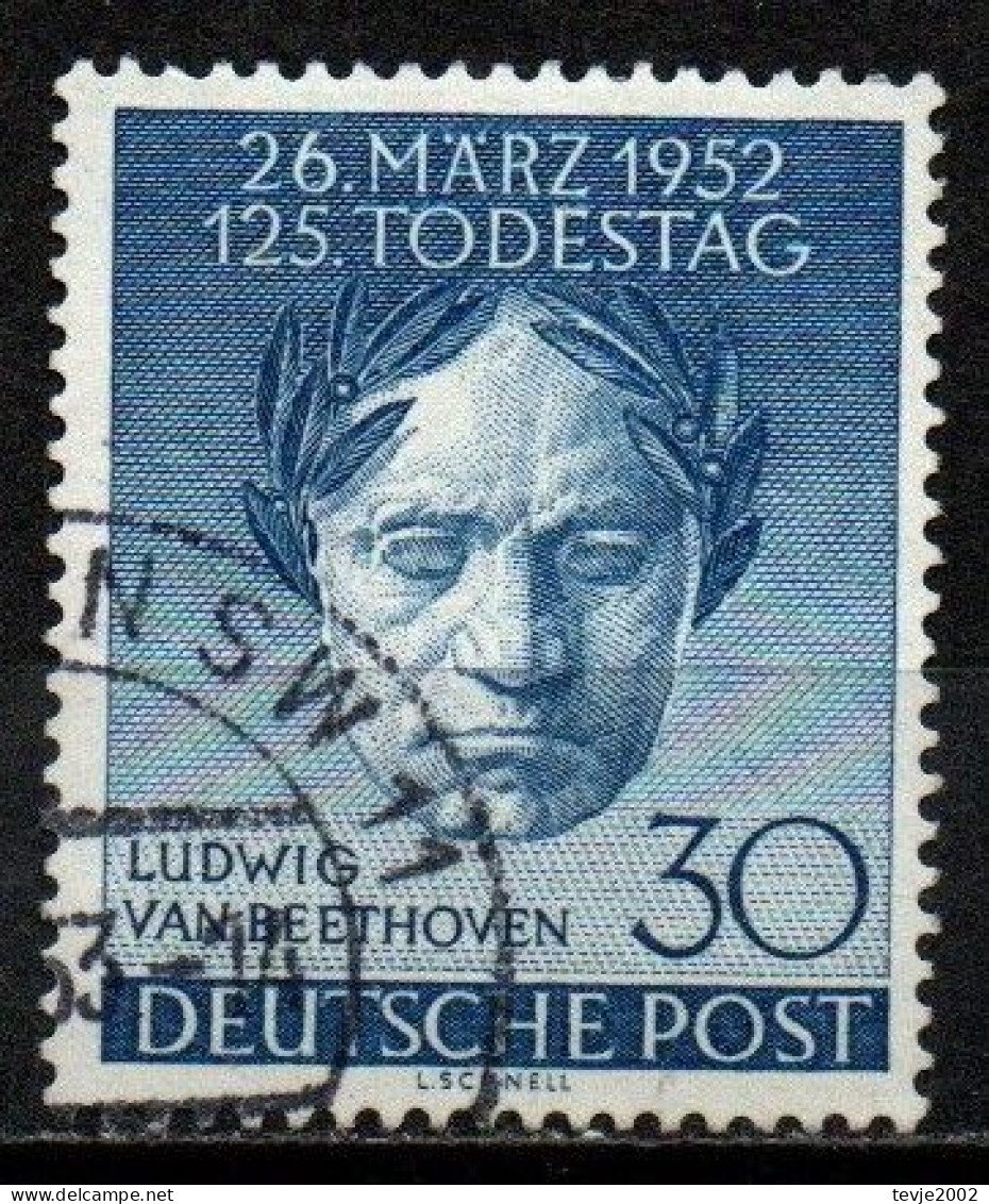 Berlin 1952 - Mi.Nr. 87 - Gestempelt Used - Beethoven - Used Stamps