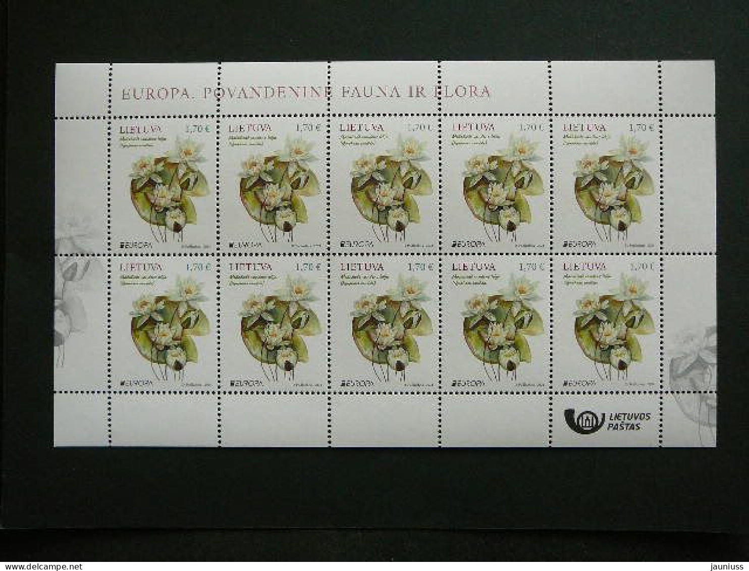 Europa CEPT. Crayfish, Water Lily # Lietuva Litauen Lituanie Litouwen Lithuania # 2024 MNH # - Lituania