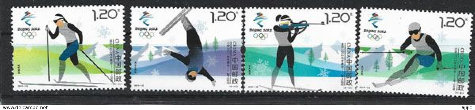 Beijing Winter Games 2018. Complet Set 4 Val. Mint MNH ** - Winter 2022: Peking