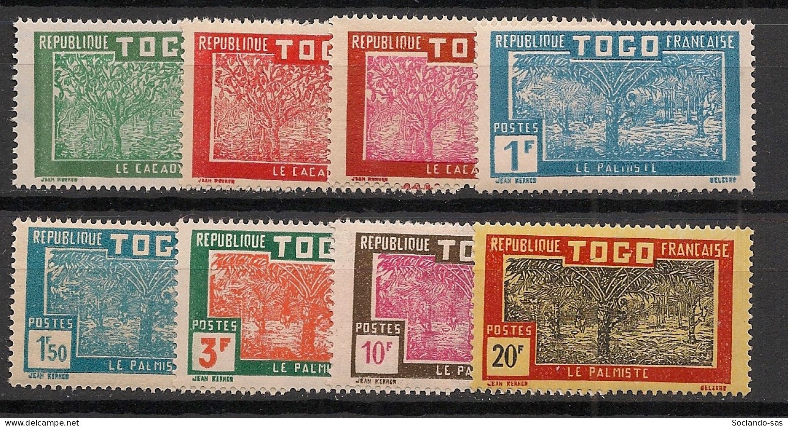 TOGO - 1928-27 - N°YT. 144 à 151 - Série Complète - Neuf Luxe** / MNH / Postfrisch - Nuovi