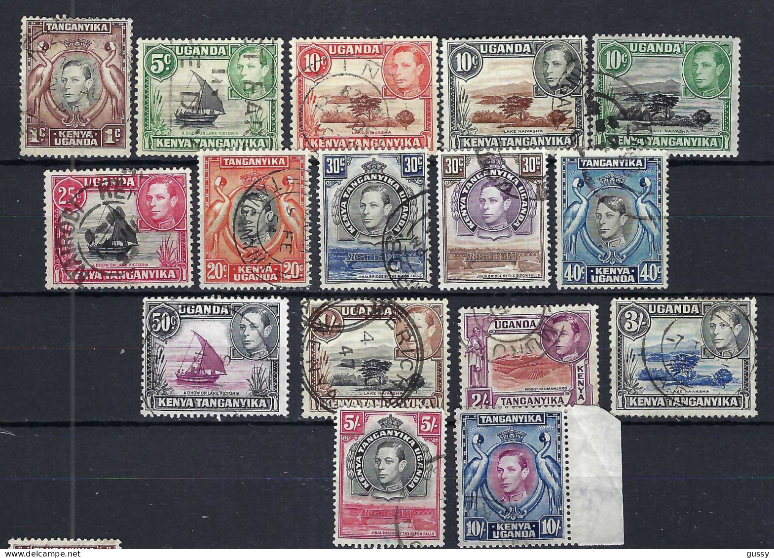 KENYA, OUGANDA & TANGANYIKA Ca.1941: Lot D'obl. - Kenya, Uganda & Tanganyika