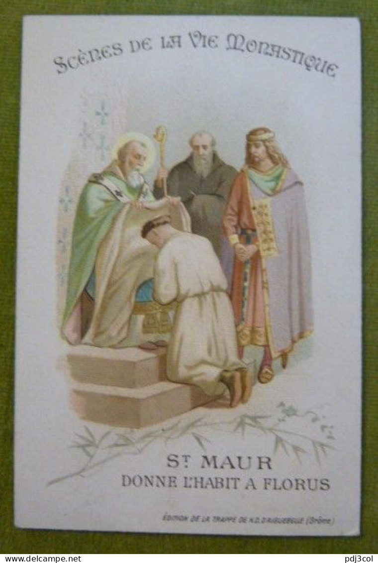 Lot De 5 Scènes De La Vie Monastique-St Junien, St Grégoire, St Maixent Et Clovis, St Maur, St Aredius - Aiguebelle