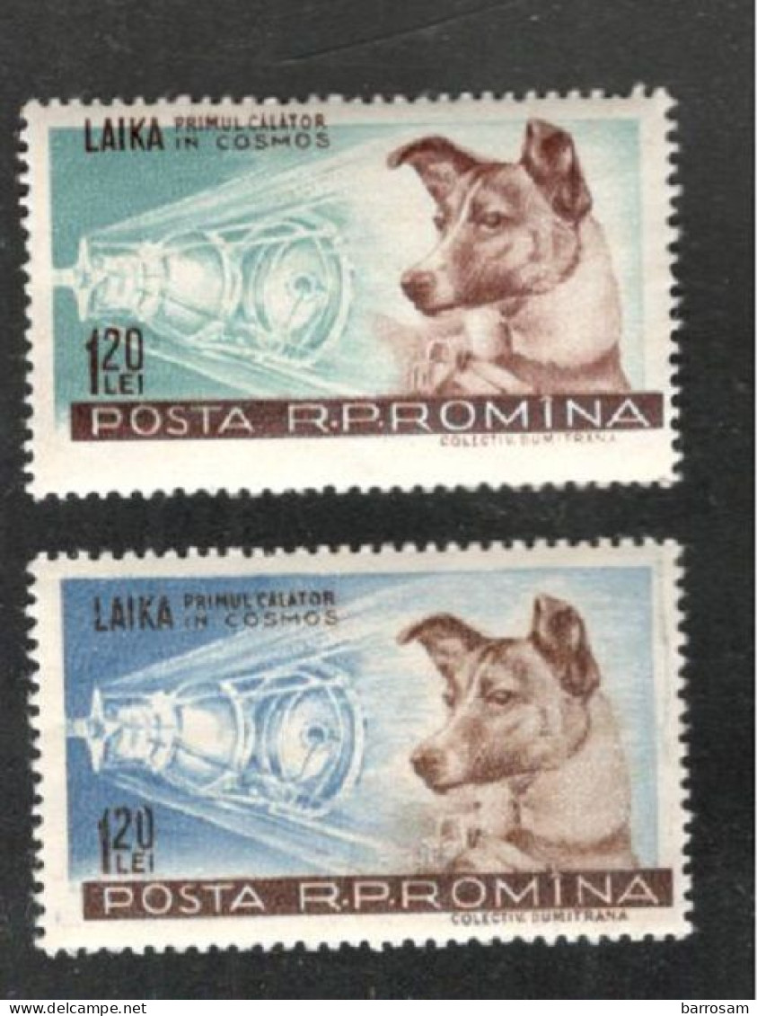 ROMANIA.....1957:Michel 1684-5mnh** - Ungebraucht