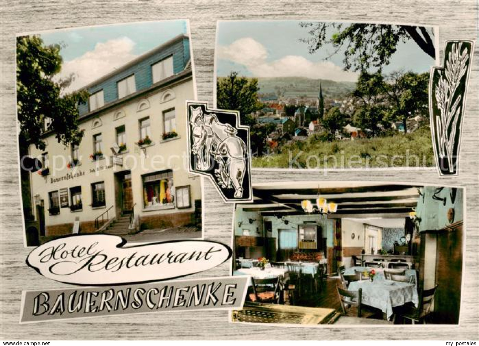 73852911 Unkelbach Remagen Hotel Restaurant Bauernschenke Panorama Gaststube  - Remagen