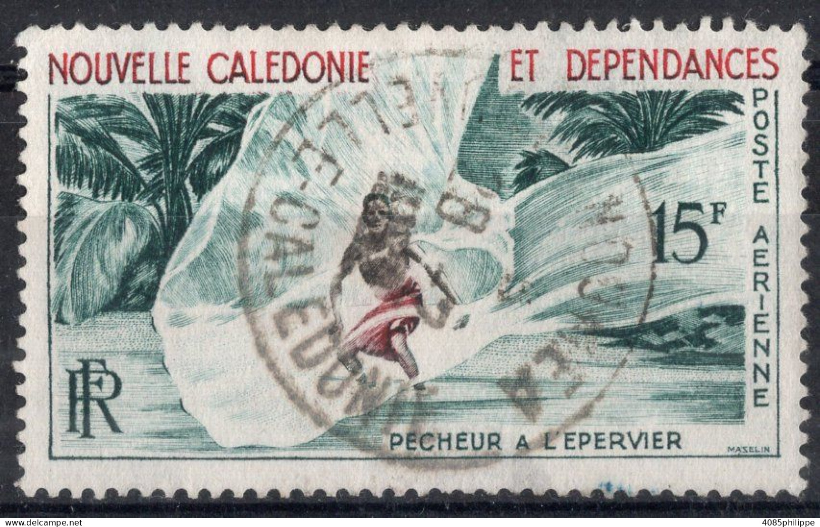 Nvelle CALEDONIE Timbre-Poste Aérienne N°67 Oblitéré Cote 2€75 - Usati