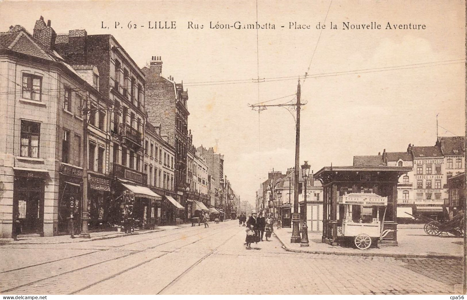 LILLE - Rue Léon Gambetta - Place De La Nouvelle Aventure - Lille