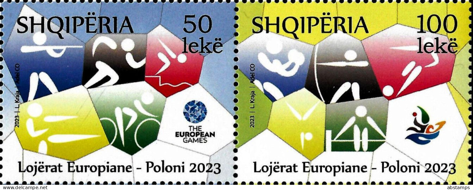 Albania Stamps 2023. The European Games Poland 2023. Set MNH - Albanië