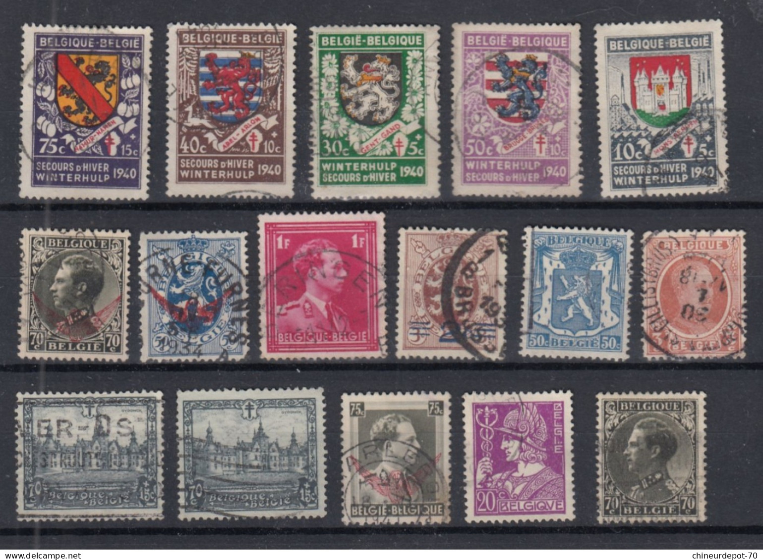 TIMBRES BELGE NON Classés - Andere & Zonder Classificatie