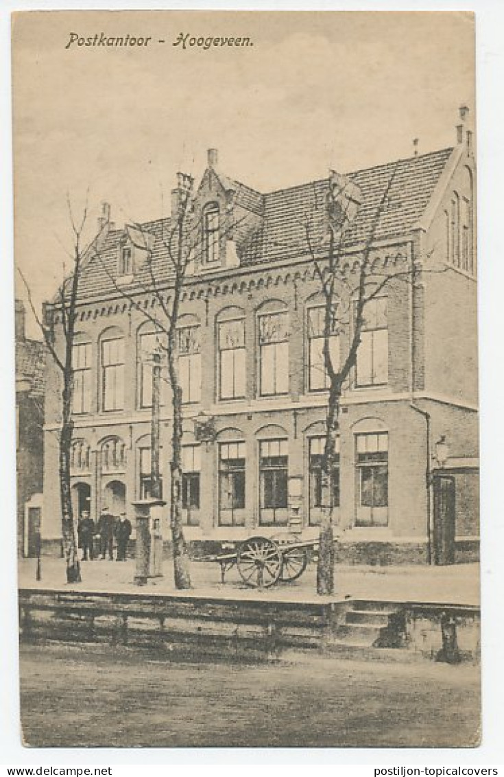 Prentbriefkaart Postkantoor Hoogeveen  - Autres & Non Classés