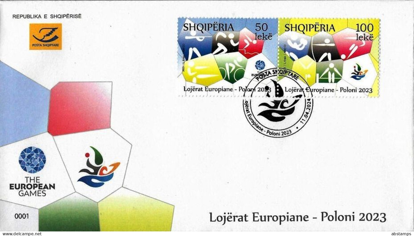 Albania Stamps 2023. The European Games Poland 2023. FDC MNH - Albanien