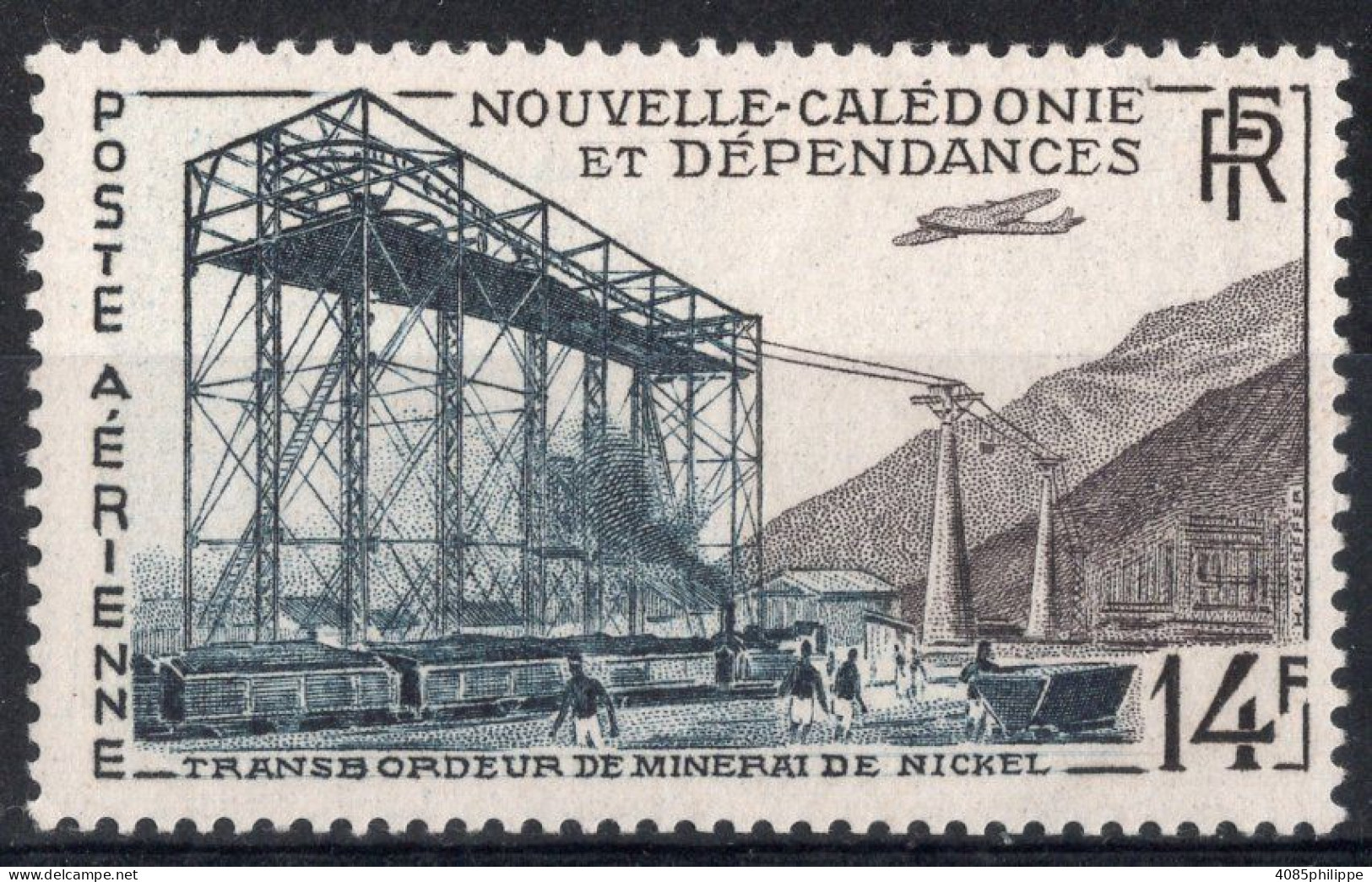 Nvelle CALEDONIE Timbre-Poste Aérienne N°66* Neuf Charnière TB Cote 6€00 - Ongebruikt