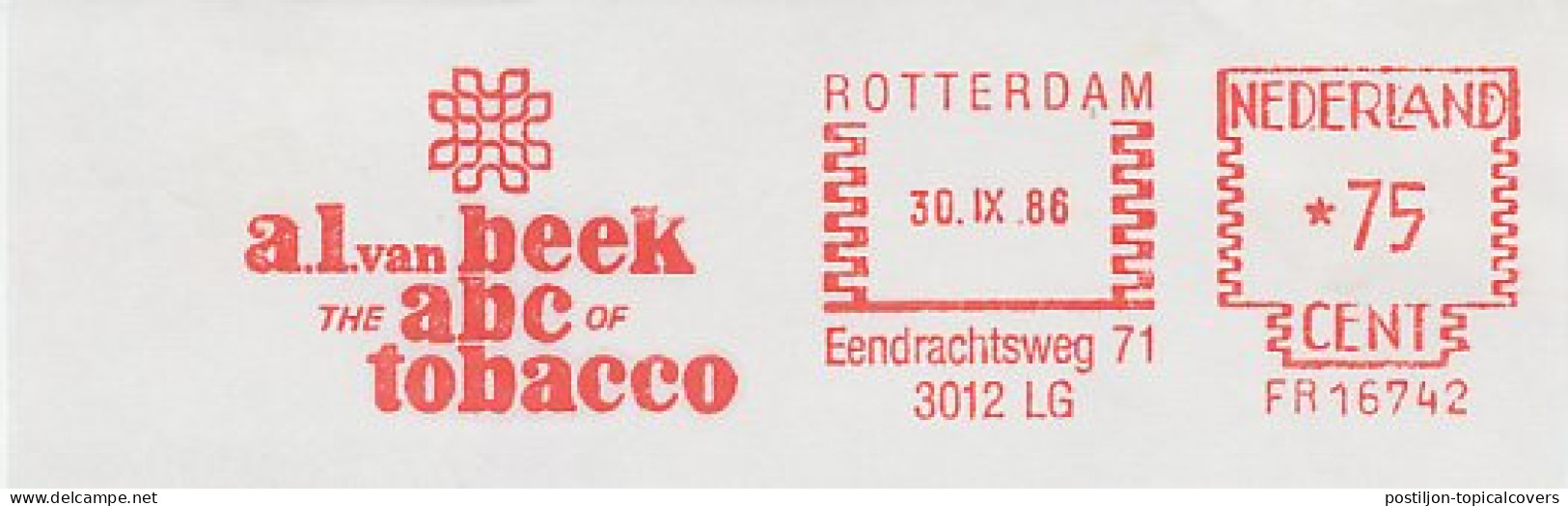 Meter Cut Netherlands 1986 The ABC Of Tobacco - Tabacco