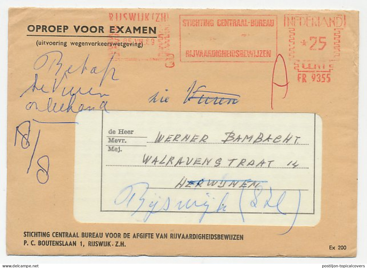 Rijswijk - Herwijnen - Vuren 1969 - Onbekend - Unclassified