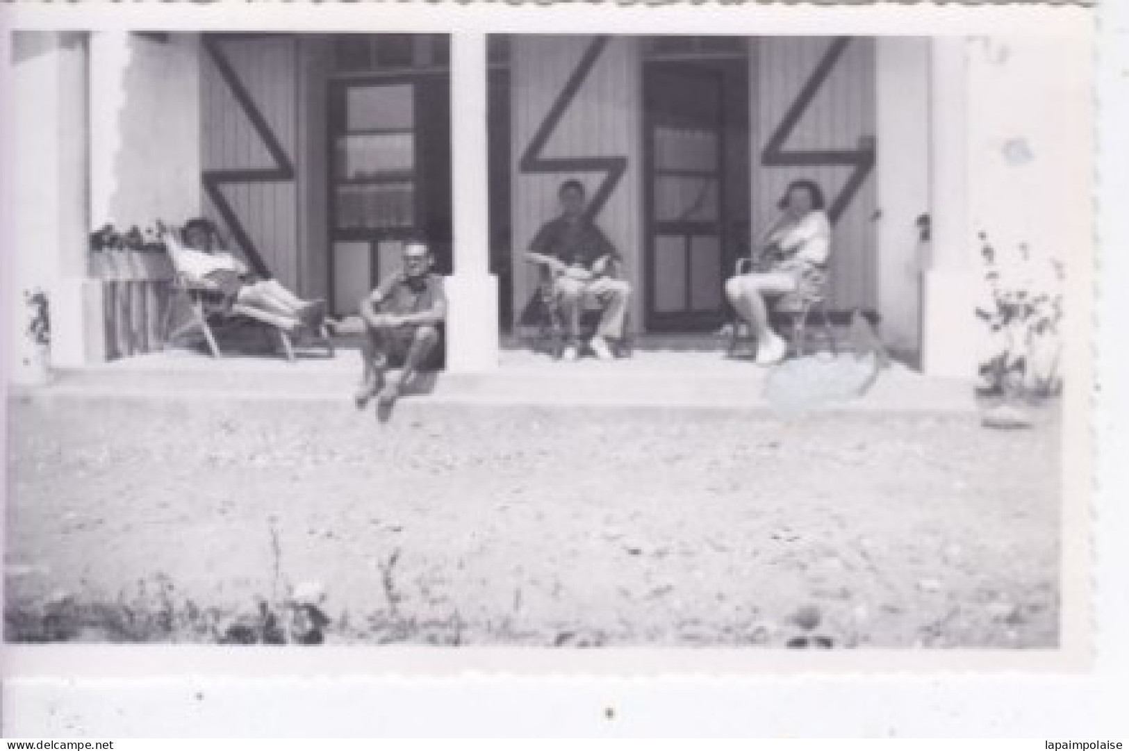 2 Photos De Particulier 1948 Vendée Sion Sur Mer Villa Hurlevent  Réf 29821 - Persone Anonimi