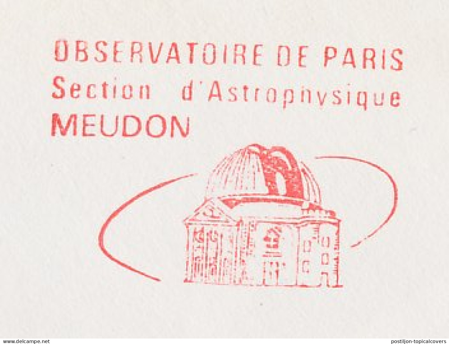 Meter Cover France 1988 Observatory Paris - Sterrenkunde