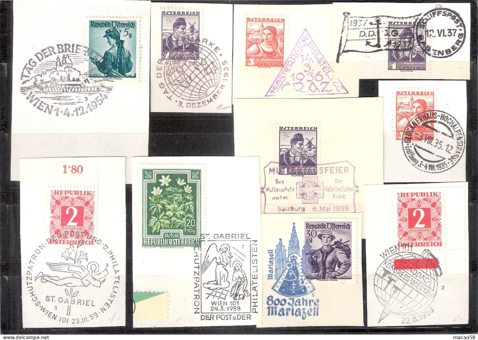 Lot - Autriche -Osterreich - Oblitérations Spéciales - Sonderstempel - - Variétés & Curiosités