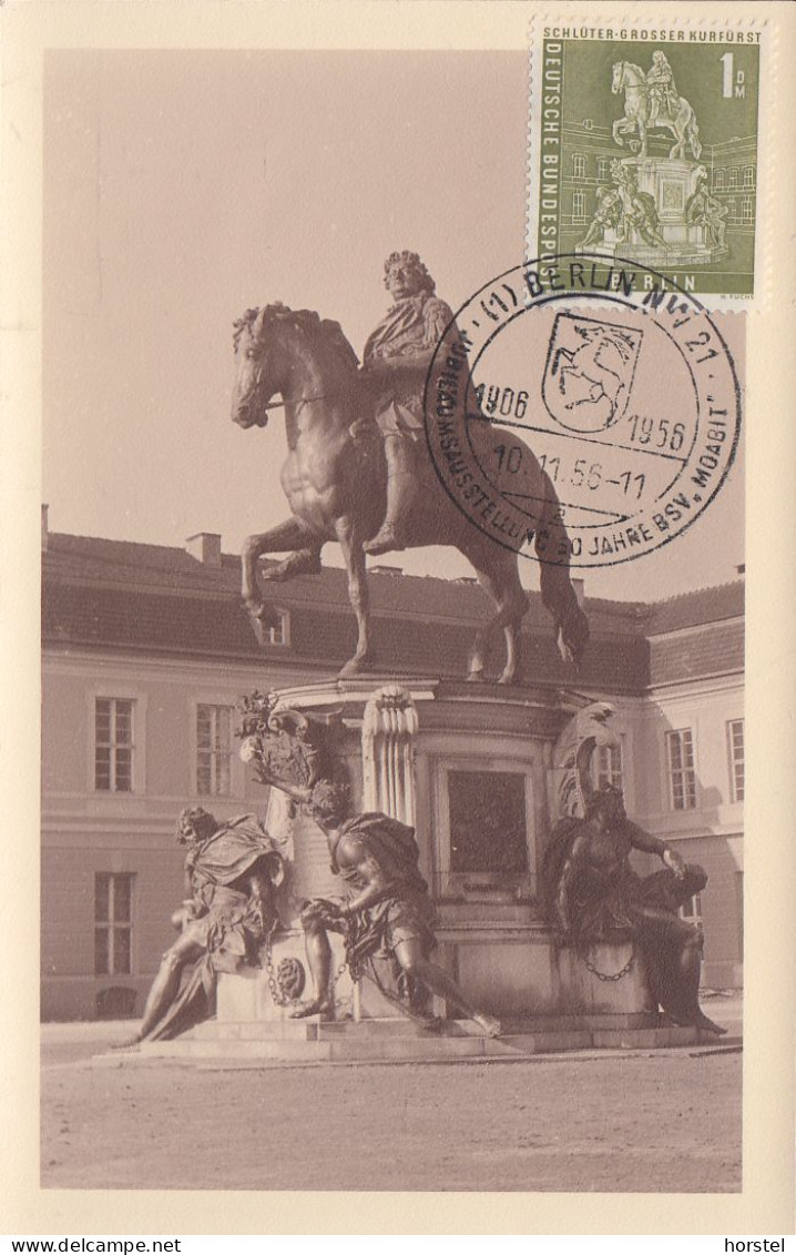 Berlin Mi.Nr.153 Bildpostkarte Reiterstandbild "Großer Kurfürst" - Lettres & Documents