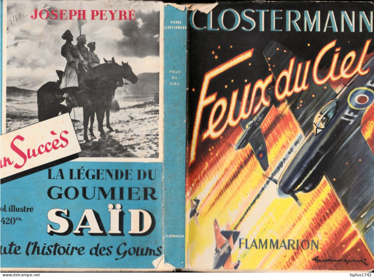 Pierre Clostermann. Feux Du Ciel. Flammarion, 1951 - Azione