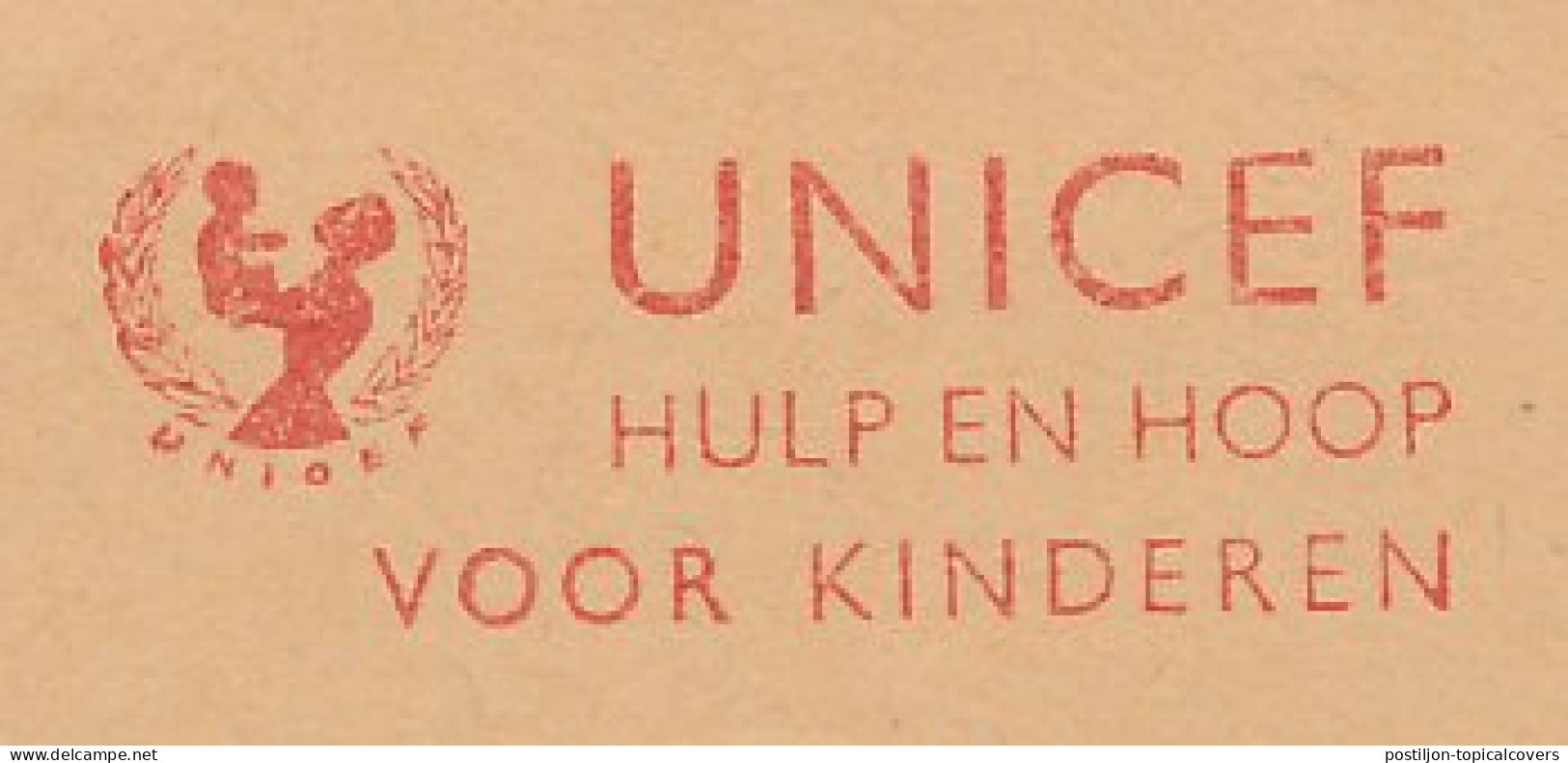 Meter Cover Netherlands 1967 UNICEF - Help And Hope For Children - UNO