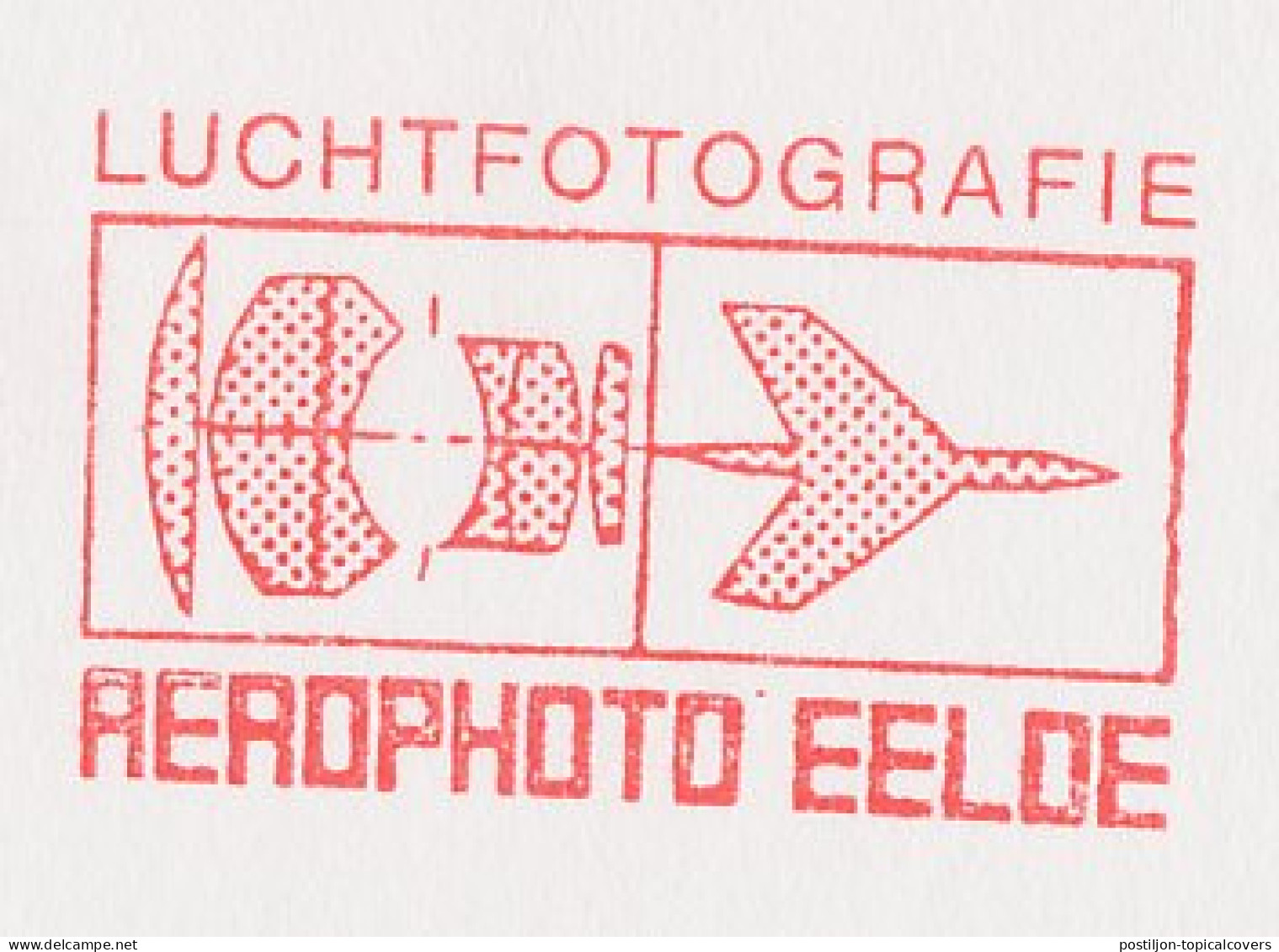 Meter Cover Netherlands 1983 Aerial Photography - Aerophoto - Eelde - Fotografie