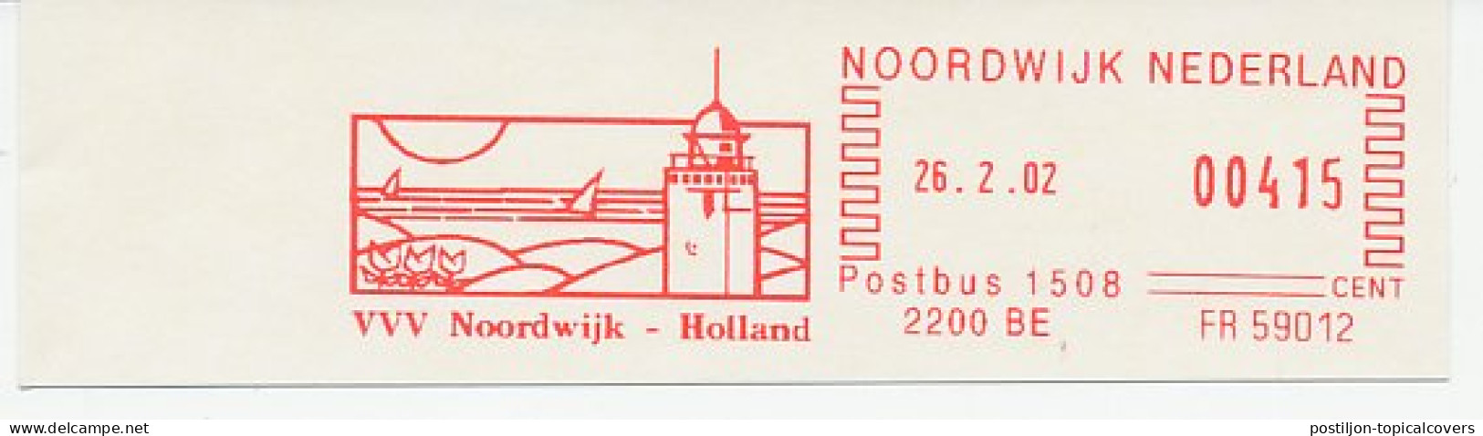 Meter Cut Netherlands 2002 Lighthouse - Noordwijk - Tulip - Phares