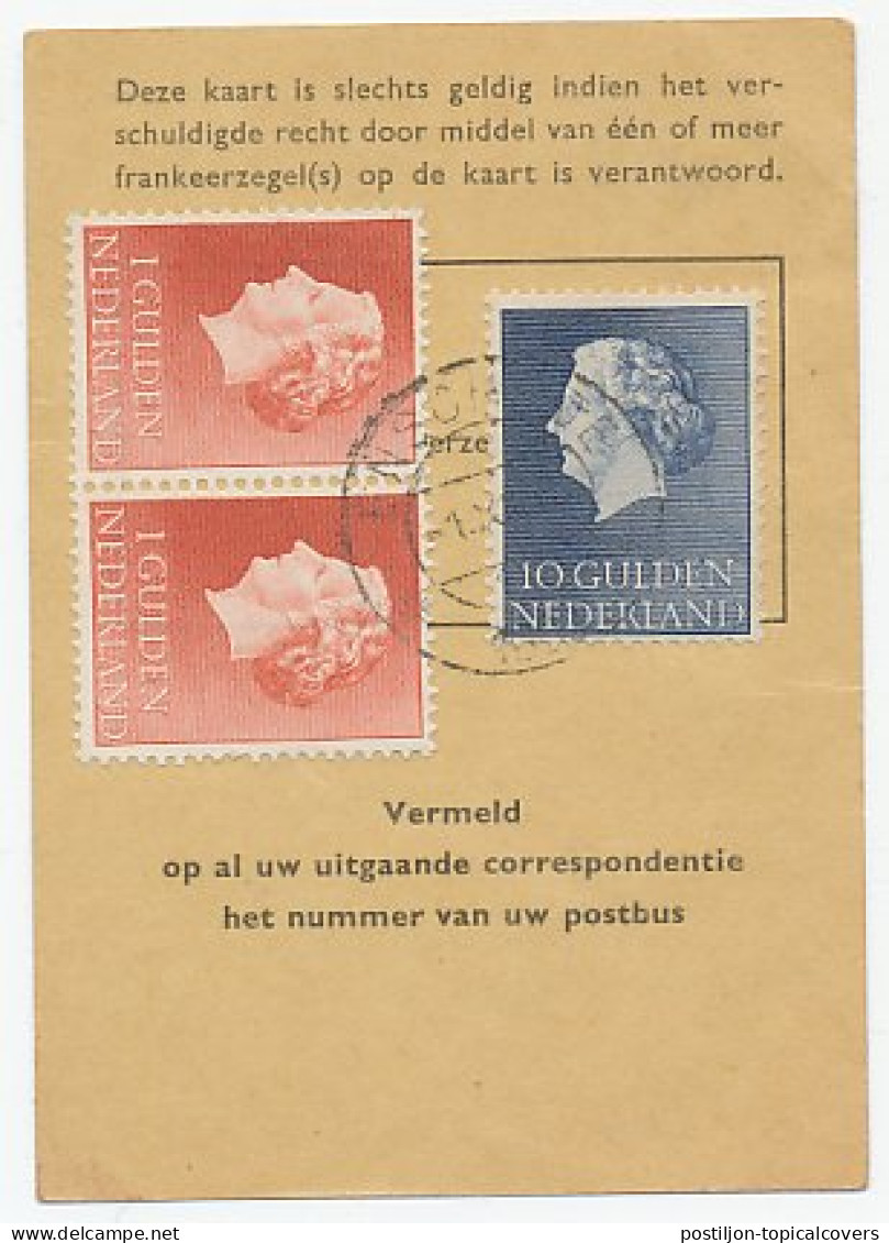 Em. Juliana Postbuskaartje Enschede 1961 - Unclassified