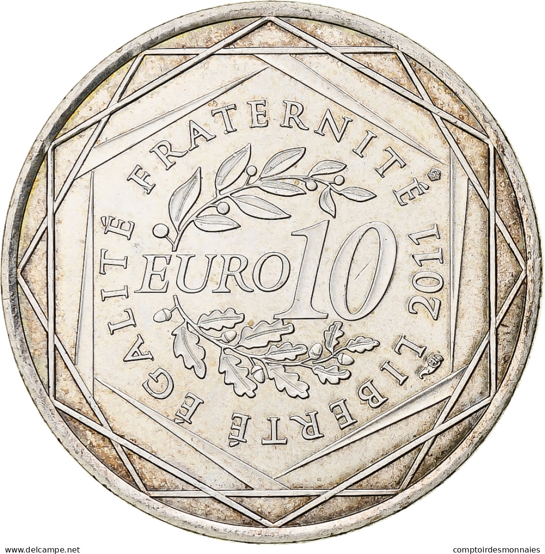 France, 10 Euro, Bretagne, 2011, Monnaie De Paris, Argent, SUP+ - Frankreich