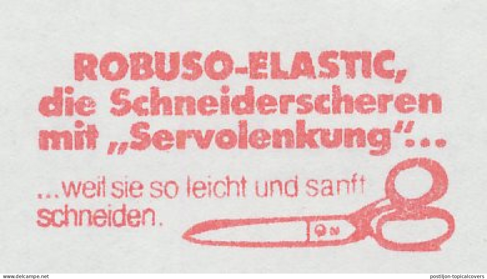 Meter Cut Germany 1991 Scissors - Unclassified