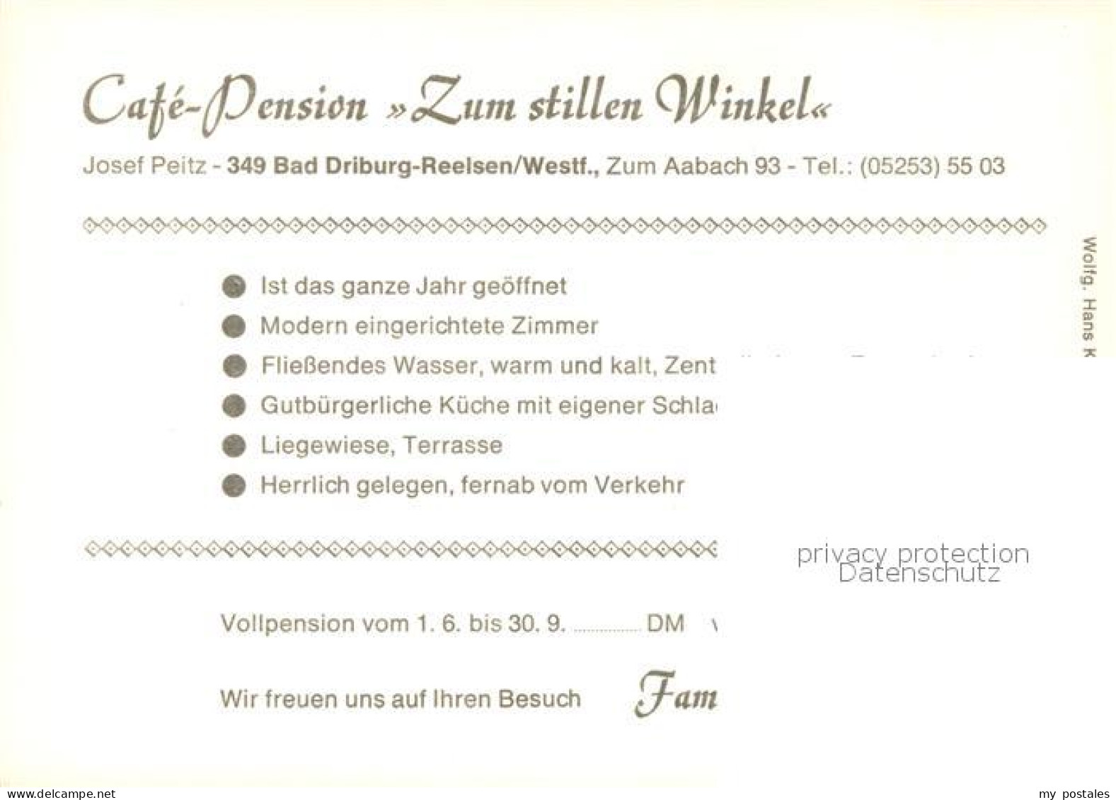 73852788 Reelsen Cafe Pension Zum Stillen Winkel Reelsen - Bad Driburg