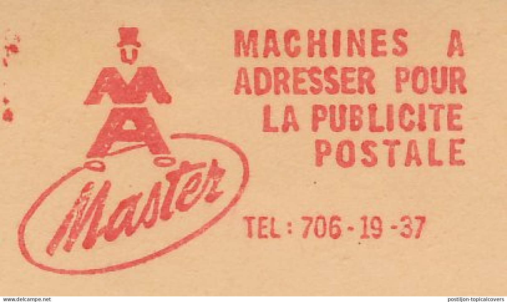 Meter Cut France 1960 Addressing Machine - Unclassified