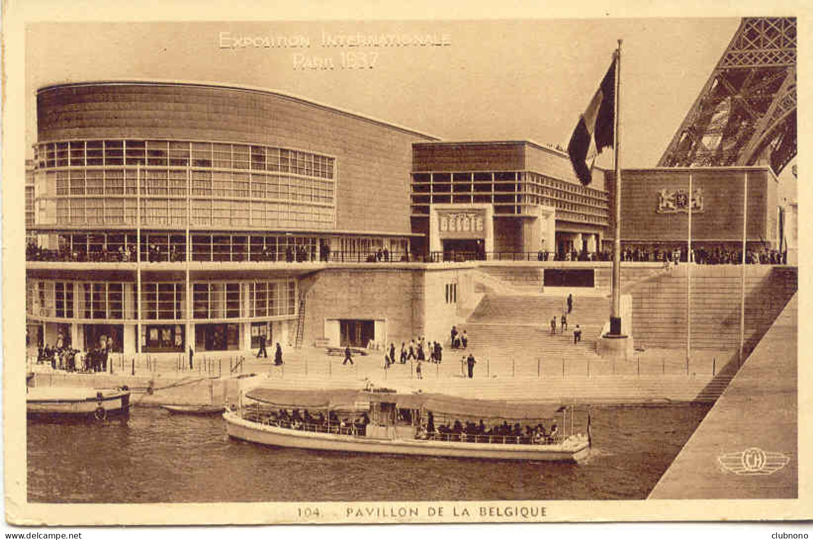 CPA -PARIS EXPO 1937 - PAVILLON DE LA BELGIQUE - Expositions