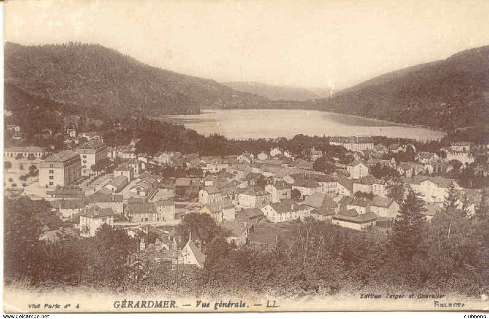 CPA - GERARDMER (BELLE CARTE ECRITE EN 1916) - Gerardmer