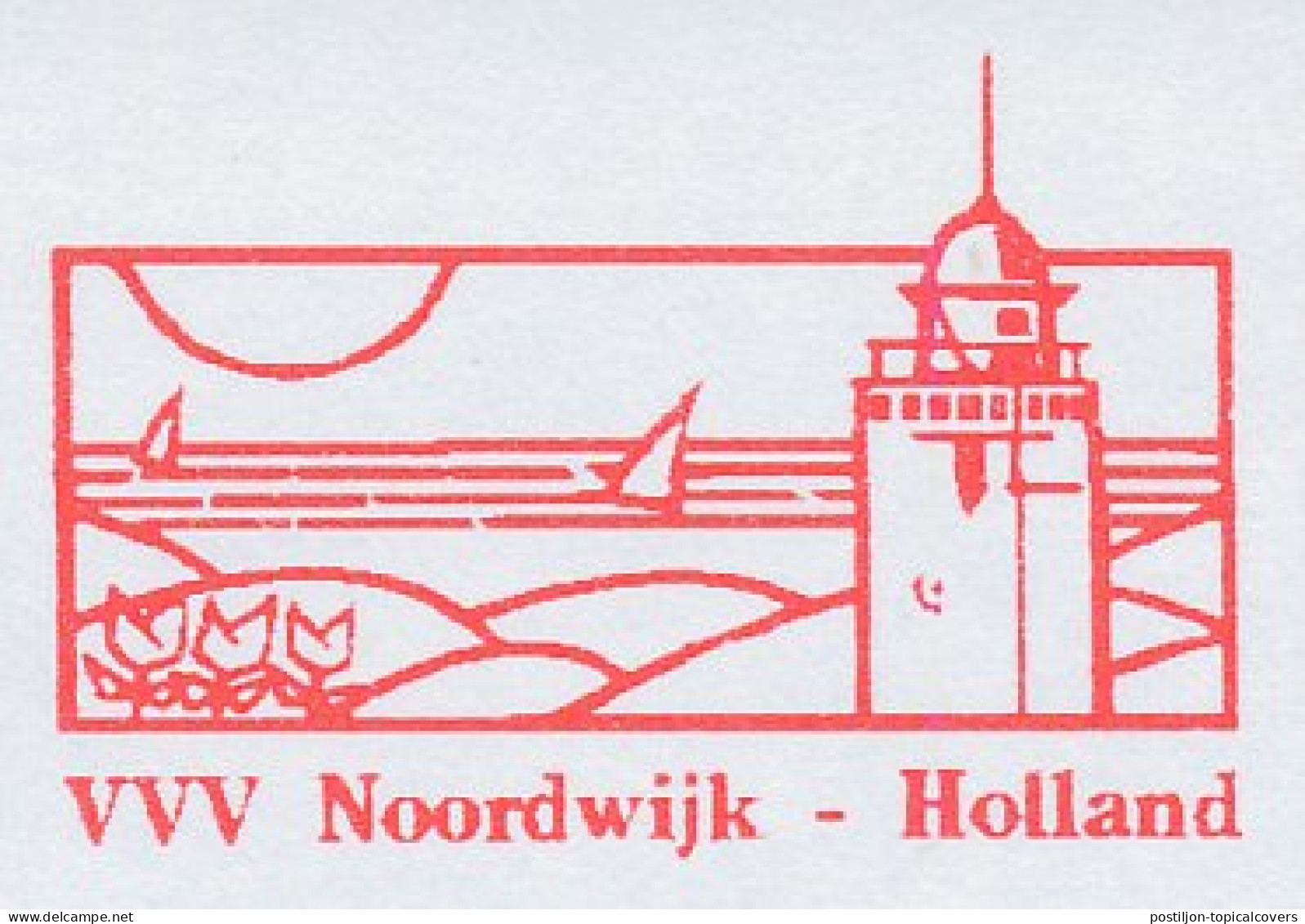 Meter Top Cut Netherlands 1990 Lighthouse Noordwijk - Lighthouses