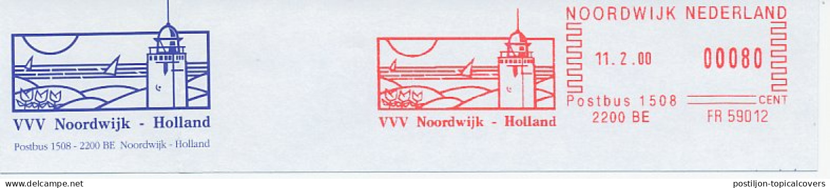 Meter Top Cut Netherlands 1990 Lighthouse Noordwijk - Vuurtorens