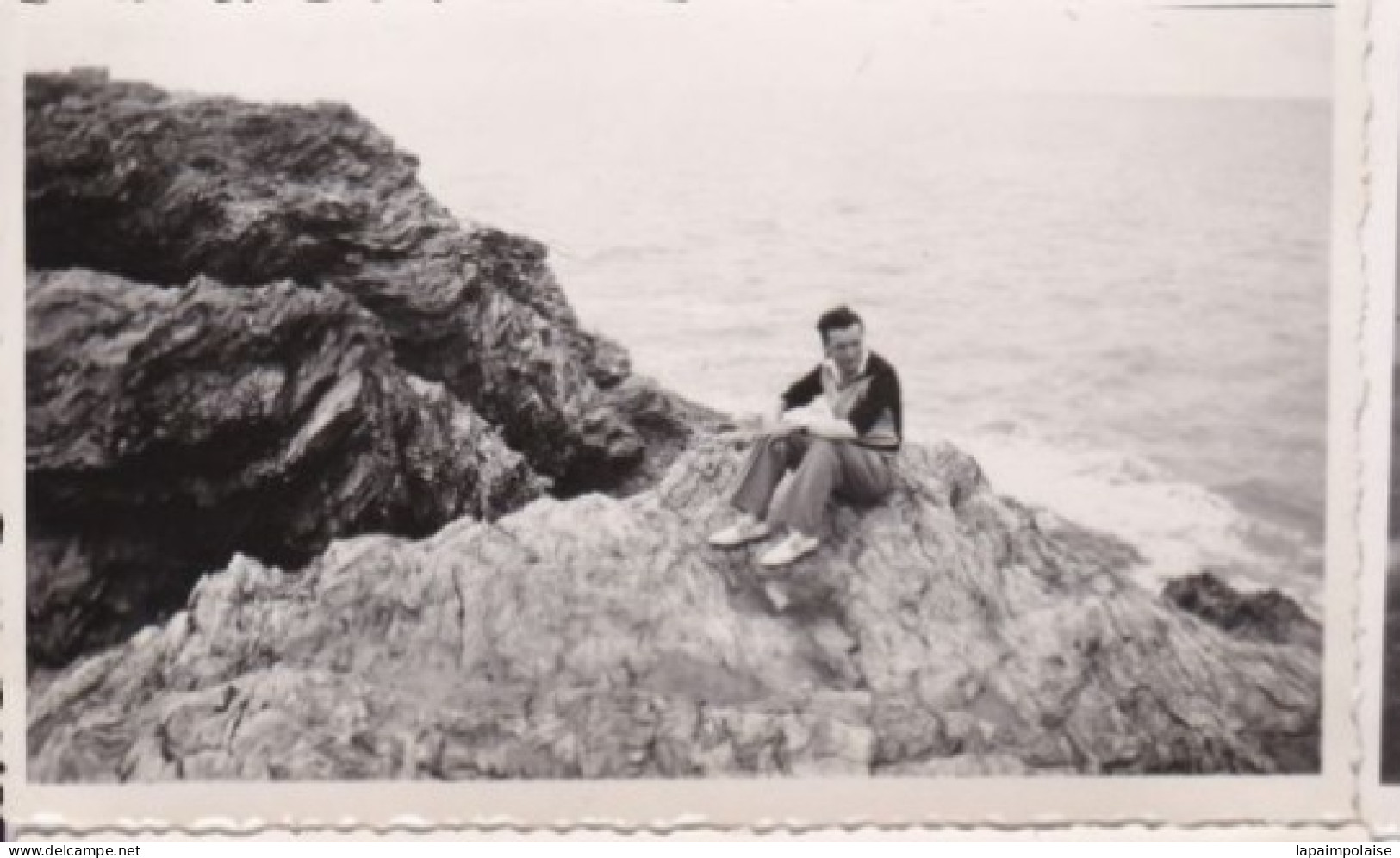 3 Photos De Particulier 1948 Vendée Sion Sur Mer Divers Vues  Réf 29822 - Persone Anonimi