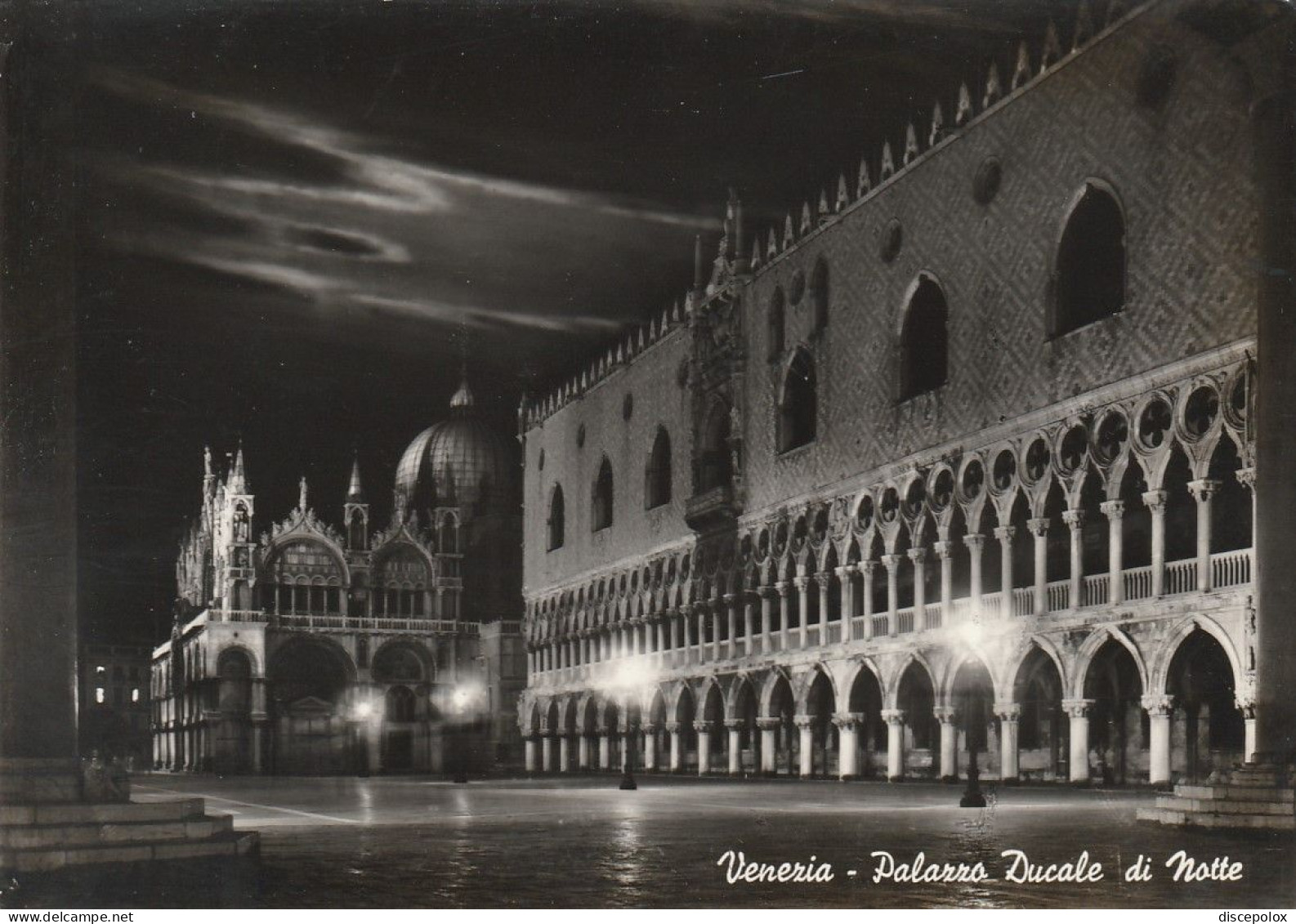 AD98 Venezia - Palazzo Ducale Di Notte - Notturno Night Nuit Nacht Noche / Non Viaggiata - Venetië (Venice)