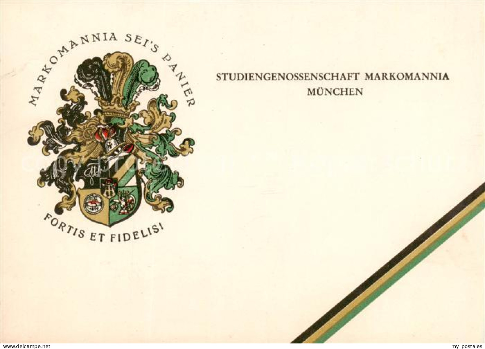 73852776 Muenchen Wappen Der Studiengenossenschaft Markomannia Muenchen - München