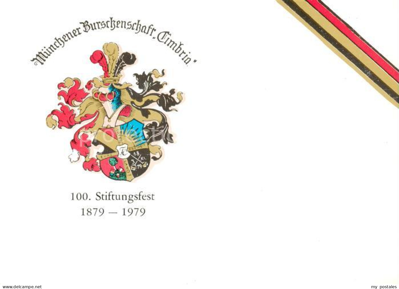 73852774 Muenchen Wappen Der Muenchener Burschenschaft Cimbria Muenchen - Muenchen