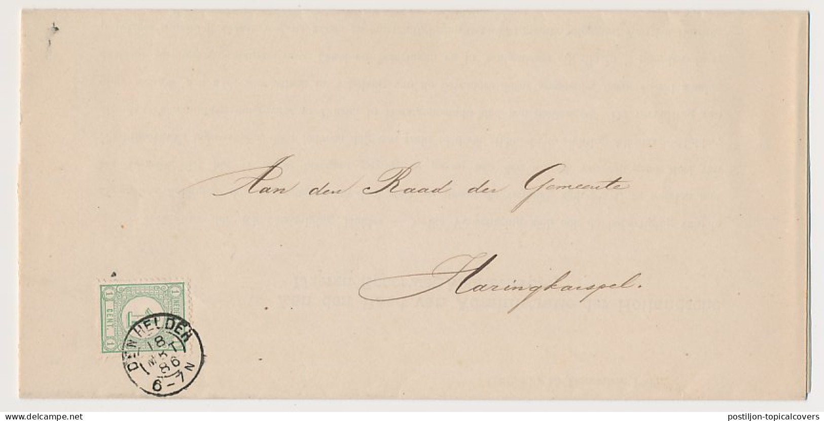 Em. 1876 Den Helder - Haringkarspel - Compleet Drukwerk - Briefe U. Dokumente