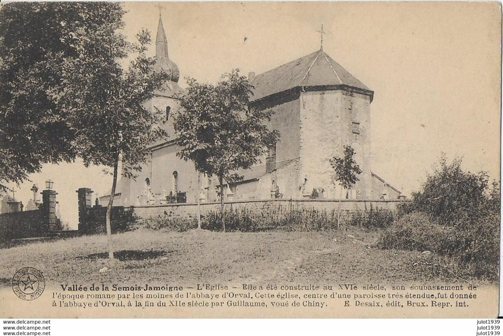 JAMOIGNE ..-- L' Eglise . - Chiny