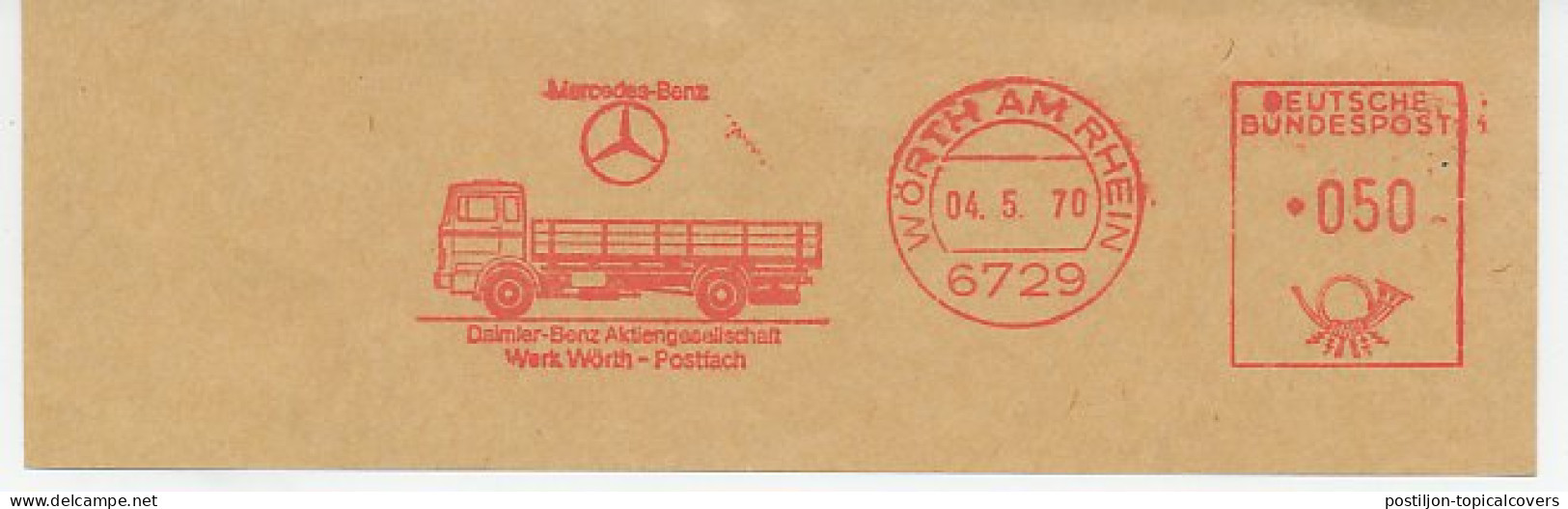 Meter Cut Germany 1970 Truck - Mercedes Benz - Camiones