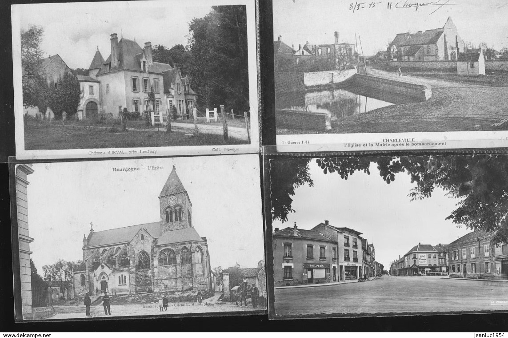 LOT DE LA MARNE 350 PETITES CARTES DE LA MARNE POUR CELUI QUI ACHETE CE LOT QUELQUES TOPS CARTES - 100 - 499 Postcards